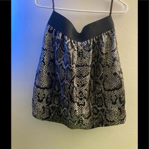 Leopard skirt Size 8